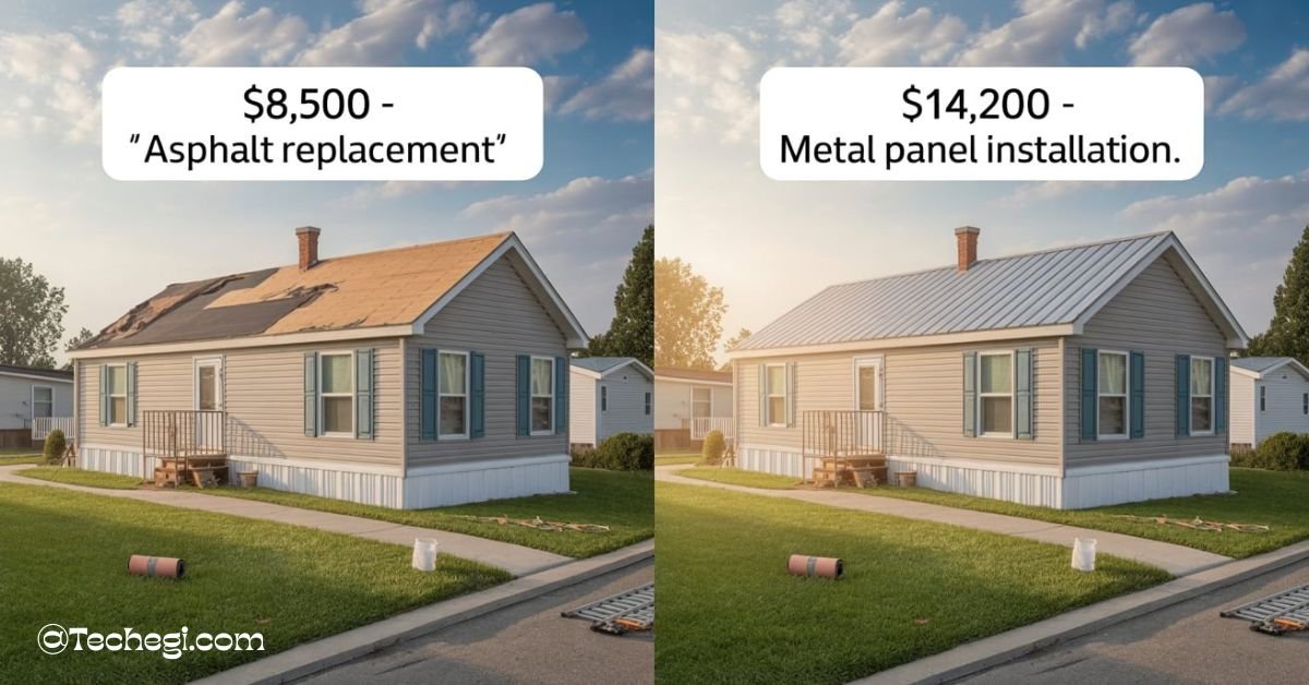 Mobile home roof replacement cost