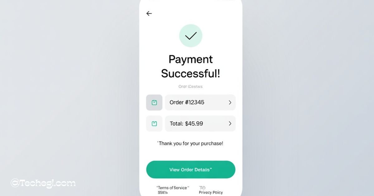 Payment Thank You Mobile