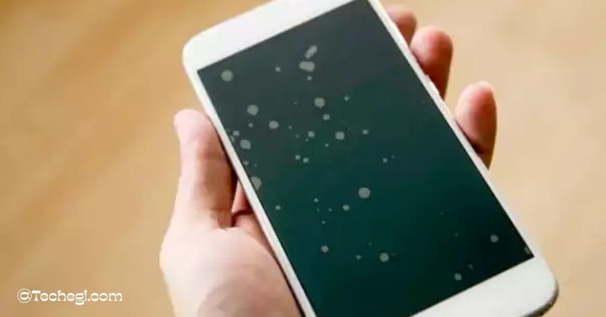 white spots on mobile screen_