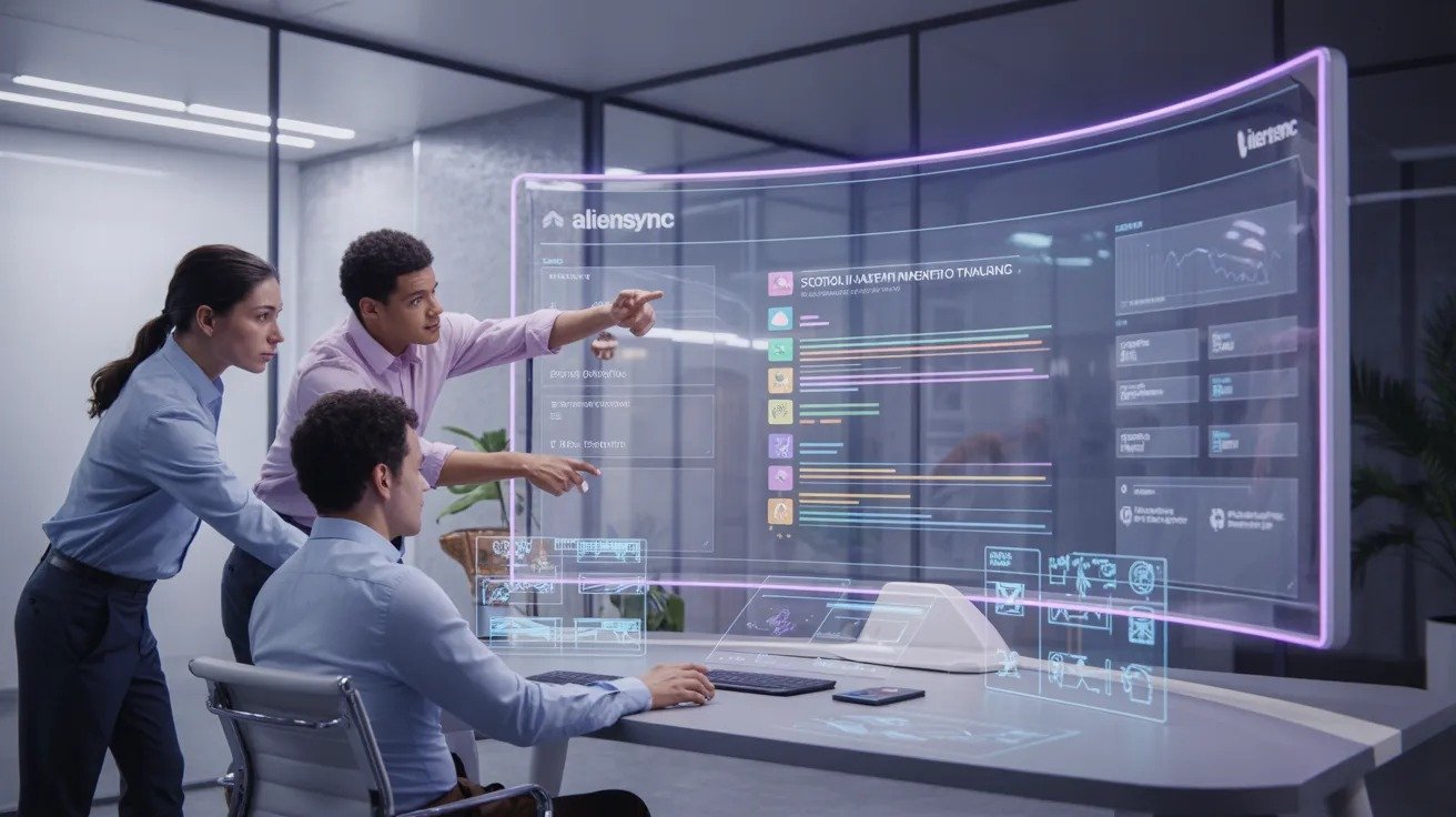 new app updates on software socials Aliensync,