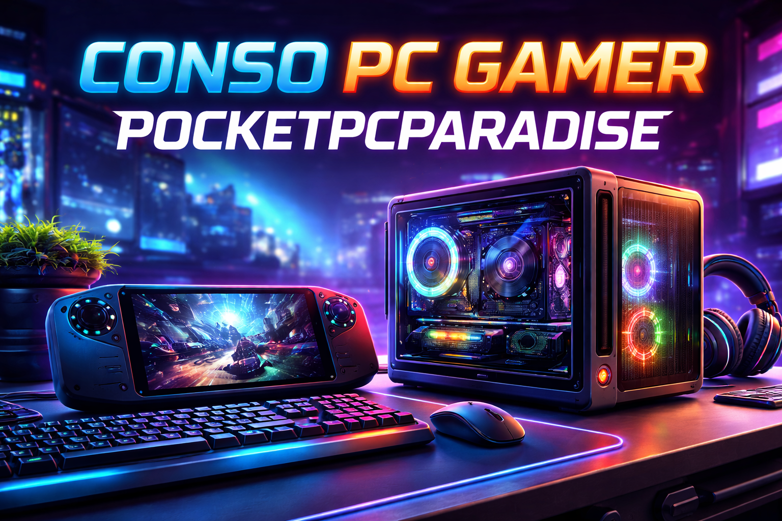 Conso PC Gamer PocketPCParadise